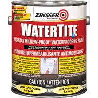 Watertite&reg; Mold & Mildew-Proof Waterproofing Paint, White, Eggshell, 3.78 L, Gallon Sidevic Inc.