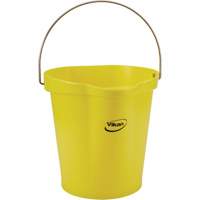 Food Hygiene Bucket, Yellow, 3 US gal. Sidevic Inc.