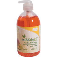 Hand & Body Soap, 500 ml, Mango & Papaya, Bottle Sidevic Inc.