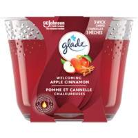 Chandelle &agrave; trois m&egrave;ches Glade, Pomme cannelle Sidevic Inc.