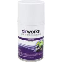 D&eacute;sodorisant en a&eacute;rosol &agrave; doses mesur&eacute;es AirWorks, Vignoble, Canette a&eacute;rosol Sidevic Inc.
