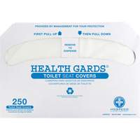 Couvre-si&egrave;ges de toilettes pli&eacute;s en deux Health Gards Sidevic Inc.