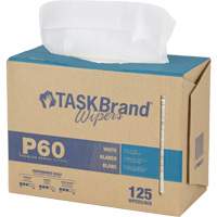 TaskBrand&reg; P60 Premium Series Wipers, All-Purpose, 16-3/4" L x 8-1/4" W Sidevic Inc.
