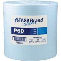 TaskBrand&reg; P60 Premium Series Wipers, All-Purpose, 13" L x 12" W Sidevic Inc.