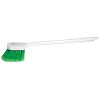 Brosse &agrave; recoins &agrave; manche long, 20" l, Soies PVC, Vert Sidevic Inc.