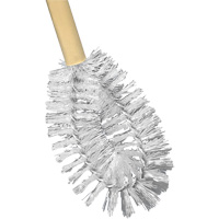 Brosse &agrave; cuvettes HD &agrave; broche torsad&eacute;e, 20" l, Soies Polypropyl&egrave;ne, Jaune Sidevic Inc.