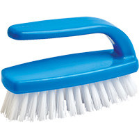 Nail Cleaning Brush, 4" L, Synthetic Bristles, Blue/White Sidevic Inc.