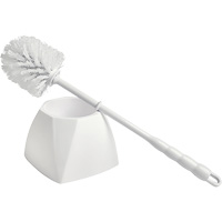 Bowl Brush with Caddy, 15-1/2" L, Polypropylene Bristles, White Sidevic Inc.
