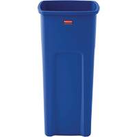 Untouchable&reg; Square Recycling Container, Bulk, Plastic, 23 US gal. Sidevic Inc.