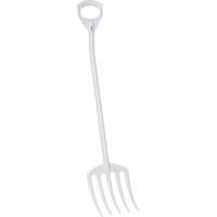 Fourche hygi&eacute;nique, Longueur de 49", Plastique, Blanc Sidevic Inc.