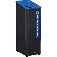 Sustain Mixed Recycling Container, Bulk, Plastic, 15 US gal. Sidevic Inc.