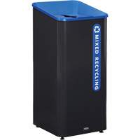 Sustain Mixed Recycling Container, Bulk, Plastic, 23 US gal. Sidevic Inc.