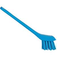 Brush with Scraping Edge, Stiff Bristles, 6" Long, Blue Sidevic Inc.