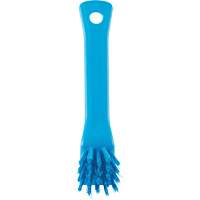 Brush with Scraping Edge, Stiff Bristles, 6" Long, Blue Sidevic Inc.