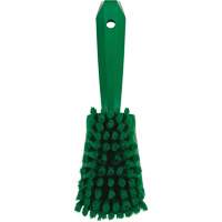 Short-Handled Washing Brush, Soft Bristles, 10-1/2" Long, Green Sidevic Inc.