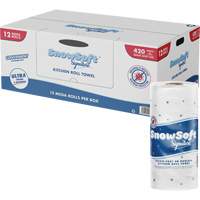 Snow Soft Signature Kitchen Towel Roll, 2 Ply, 420 Sheets/Roll, 4.5" W, 11" L Sidevic Inc.
