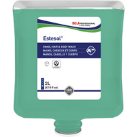 Nettoyant pour les mains, les cheveux et le corps Estesol, 2 L, For&ecirc;t tropicale, Cartouche en plastique Sidevic Inc.