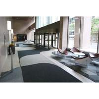 Tapis dentr&eacute;e Supreme Knob, Essuie-pieds/grattoir, 13-5/12' x 75-1/2' x 7/16", Charbon Sidevic Inc.