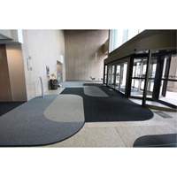 Tapis dentr&eacute;e Supreme Knob, Essuie-pieds/grattoir, 13-5/12' x 75-1/2' x 7/16", Charbon Sidevic Inc.