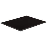Tapis dentr&eacute;e Gritstop Fingermat, Caoutchouc, Grattoir Type, Motif Style pointe de doigt, 3' x 6', Noir Sidevic Inc.