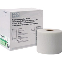 TrapEze&reg; Single Roll Disposable Dusting Sheets, Polyester, White Sidevic Inc.