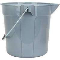 Seau rond avec bec verseur, Capacit&eacute; de 2,64 gal. US (10,57 pintes), Gris Sidevic Inc.