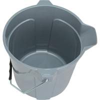 Seau rond avec bec verseur, Capacit&eacute; de 2,64 gal. US (10,57 pintes), Gris Sidevic Inc.