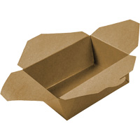 Contenants pour aliments &agrave; emporter Kraft, Ondul&eacute;, Rectangulaire Sidevic Inc.