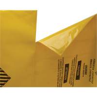 Doublures pour d&eacute;chets dangereux, Amiante, 40" lo x 26" la, 3 mils Sidevic Inc.