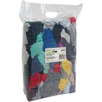 Recycled Material Wiping Rags, Cotton, Mix Colours, 10 lbs. Sidevic Inc.