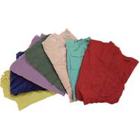 Recycled Material Wiping Rags, Fleece, Mix Colours, 25 lbs. Sidevic Inc.