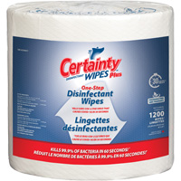 Plus Disinfectant Wipes, 8" x 6", 1200 Count Sidevic Inc.