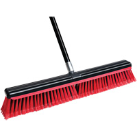 Squeegee Broom with Handle, 24", Medium, PVC Bristles Sidevic Inc.