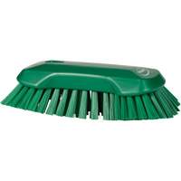 Hand Brush, Extra Stiff Bristles, 9-1/10" Long, Green Sidevic Inc.