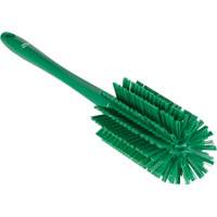 Medium Brush with Handle, Stiff Bristles, 17" Long, Green Sidevic Inc.