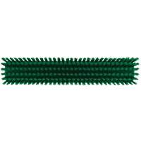 Push Broom Head, Fine/Stiff Bristles, 16-1/2", Polyester/Polypropylene, Green Sidevic Inc.