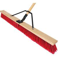 Push Broom with Braced Handle, 36", Medium, PVC Bristles Sidevic Inc.