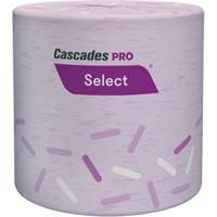 PRO Select&reg; Bathroom Tissue, 1 Ply, 1000 Sheets/Roll, White Sidevic Inc.