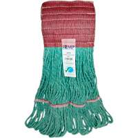 Wide-Band Mop Head, Antimicrobial/Floor Finishing/Specialty, Cotton/Rayon/Synthetic, Loop Style Sidevic Inc.