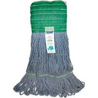 Wide-Band Mop Head, Antimicrobial/Floor Finishing/Specialty, Cotton/Rayon/Synthetic, Loop Style Sidevic Inc.