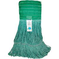 Wide-Band Mop Head, Antimicrobial/Floor Finishing/Specialty, Cotton/Rayon/Synthetic, Loop Style Sidevic Inc.