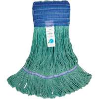 Wide-Band Mop Head, Antimicrobial/Floor Finishing/Specialty, Cotton/Rayon/Synthetic, Loop Style Sidevic Inc.