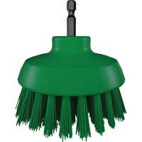 HyDrive Round Drill Brush, Extra Stiff Bristles, 3-1/10" Long, Green Sidevic Inc.