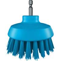 HyDrive Round Drill Brush, Extra Stiff Bristles, 3-1/10" Long, Blue Sidevic Inc.