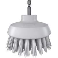 HyDrive Round Drill Brush, Extra Stiff Bristles, 3-1/10" Long, White Sidevic Inc.