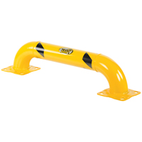 Garde-corps &agrave; profil bas pour rayonnages, 3' la x 0,75' h, Jaune Sidevic Inc.