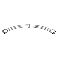 Ceiling Mounted 90° Curved Curtain Partition Track, 3' L Sidevic Inc.