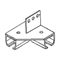 Beam Mount Curtain Partition 90° Corner Connector Sidevic Inc.