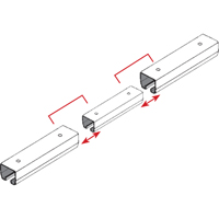 Curtain Partition Track Splicer Sidevic Inc.