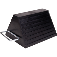 Cale de roue, 9" x 8" x 6", Noir Sidevic Inc.